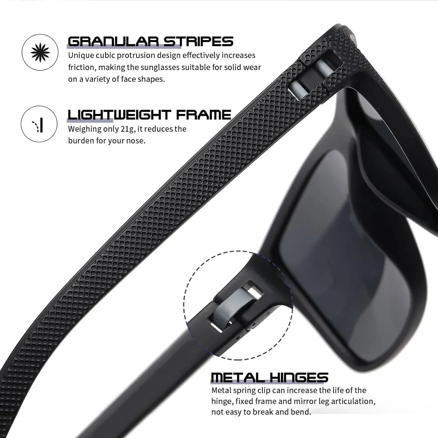 AquaShield Lunettes de Soleil Polarisées 3-Pack – Protégé et Stylé
