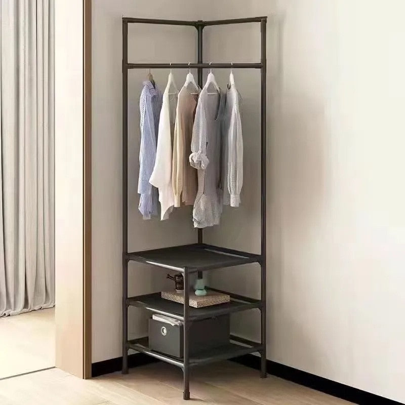 Étagère d'angle EleganceHaven | Rack à vêtements élégant et gain de place pour tous les intérieurs