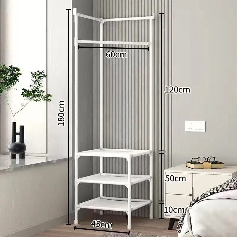 Étagère d'angle EleganceHaven | Rack à vêtements élégant et gain de place pour tous les intérieurs