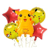 Ballons en Aluminium Pikachu et Charmander – Décoration de Fête pour Fans de Pokémon