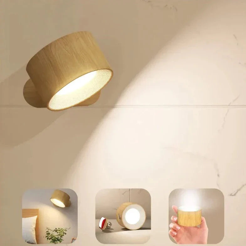 Applique Murale Sans Fil Rechargeable - LumoFlex