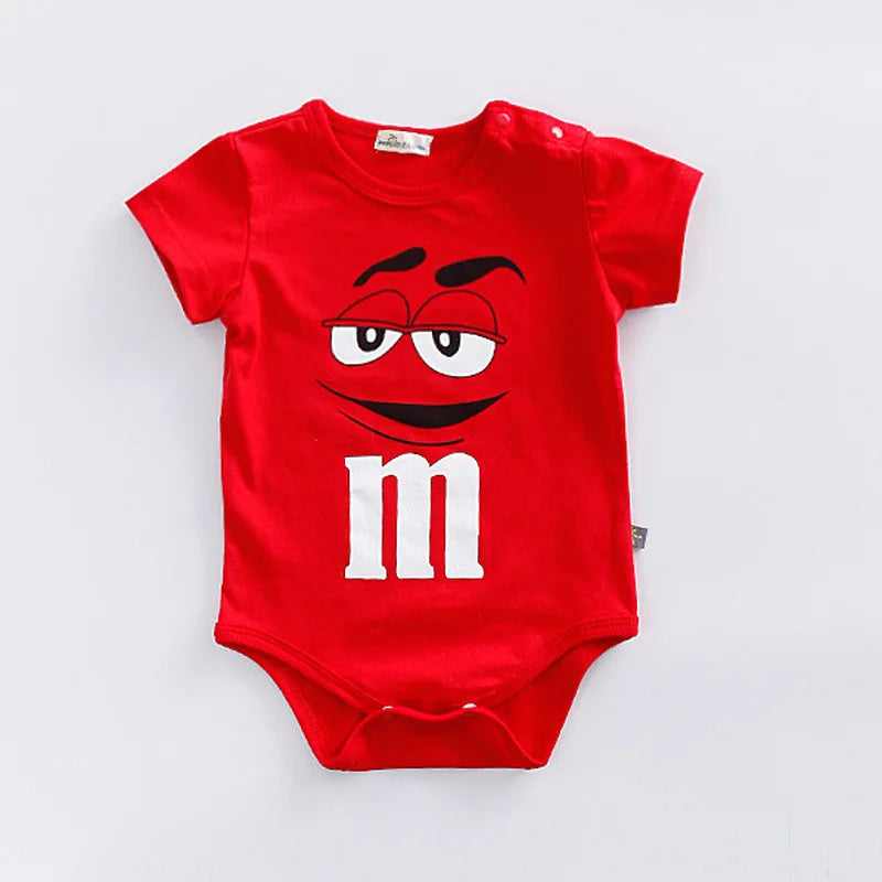Body Coloré pour Bébé – Visages M&M Vêtements pour Bébés et Tout-Petits