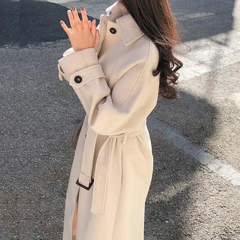 VelvetWinter | Manteau en laine de luxe pour un maximum de chaleur et de styl