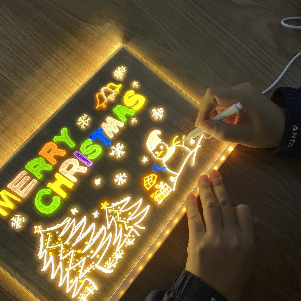 Tableau lumineux LED sans écran pour enfants créatifs - LumoPad