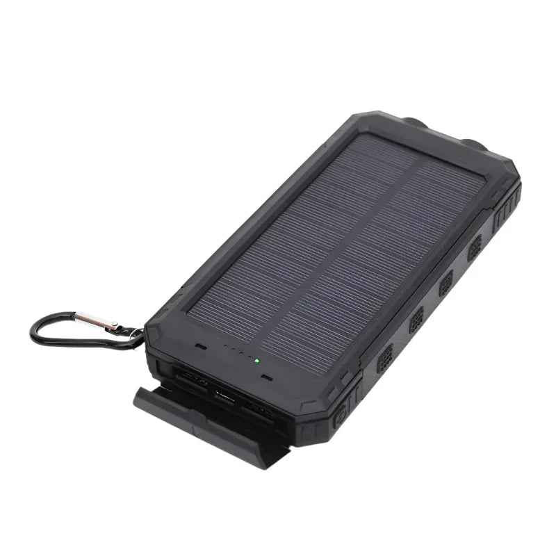 Batterie externe solaire avec lampe de poche – SolarCharge Pro