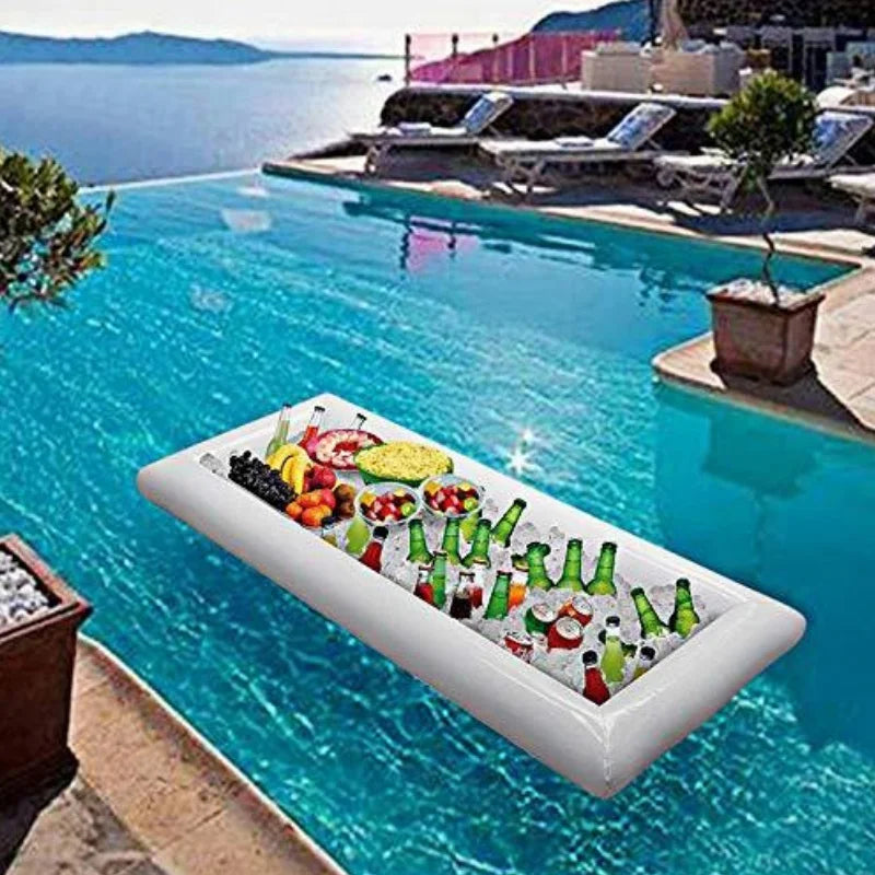 Bar à Glace Gonflable – Accessoire Idéal pour Fêtes et Plaisir au Bord de la Piscine