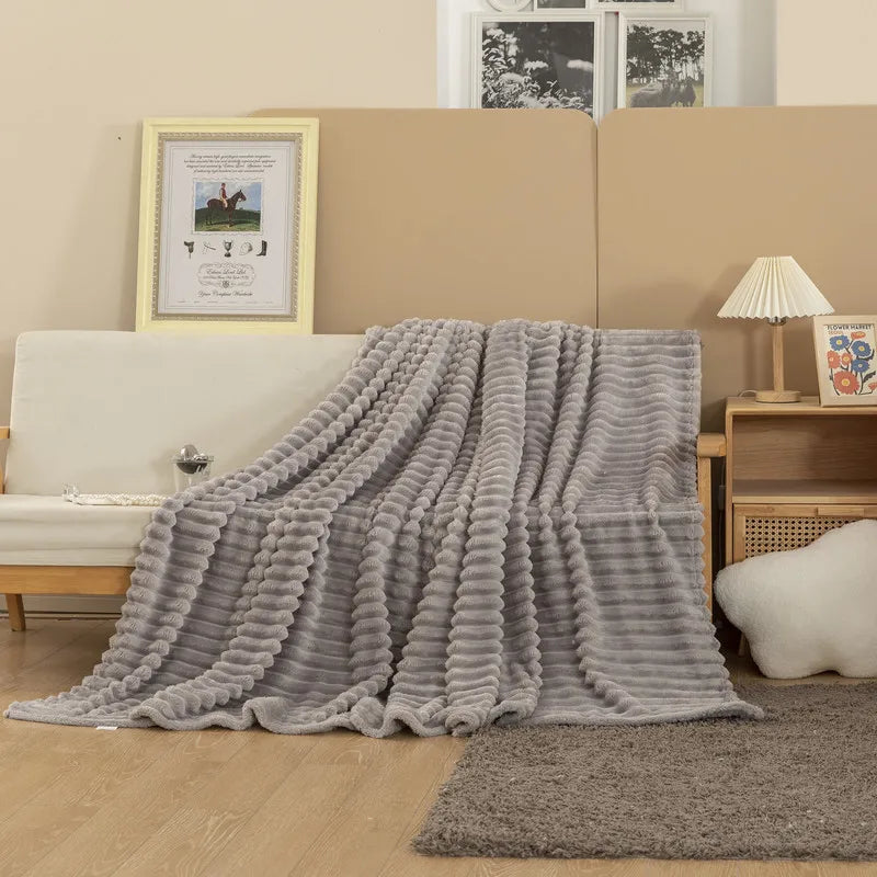 LuxeCocoon Couverture d'Hiver en Plaid | Élégante couverture pour un confort chaleureux et raffiné