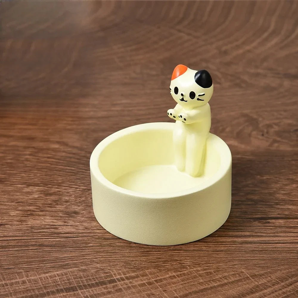 Support de bougie chaton Mignon Bougeoir Créatif Aromathérapie