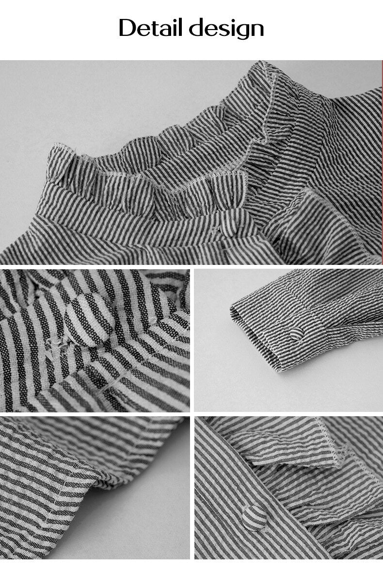 Blouse Femme Rayée Tendance – Elise