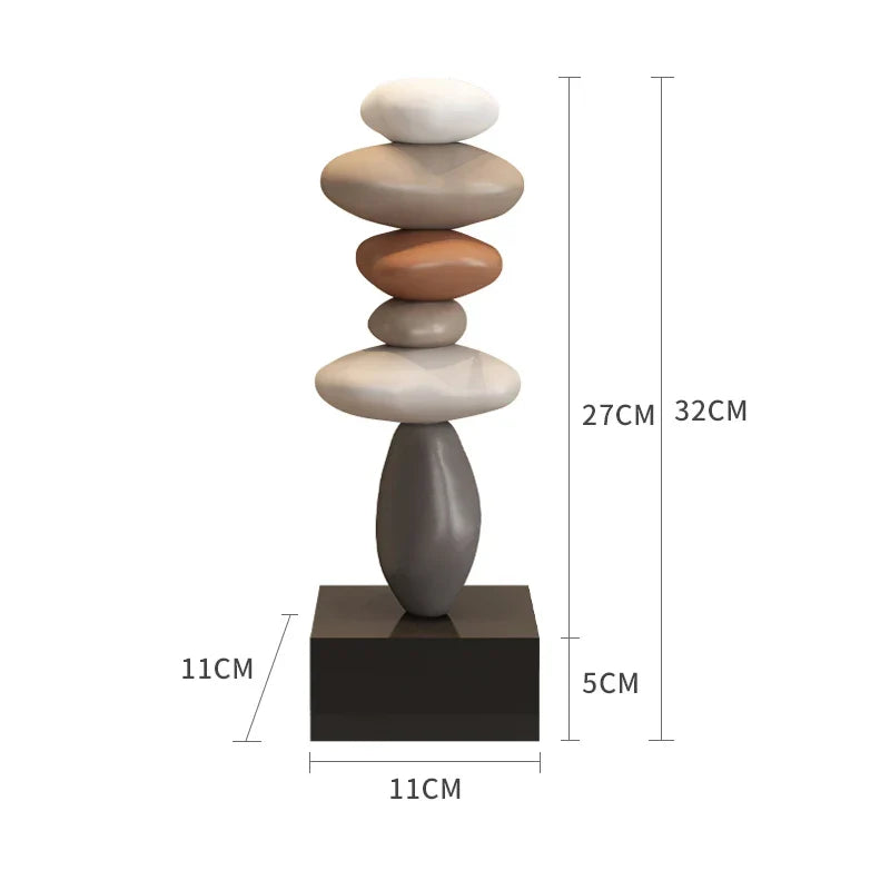 Sculpture ZenithAura Balanture | Sculpture élégante pour une ambiance sereine et zen