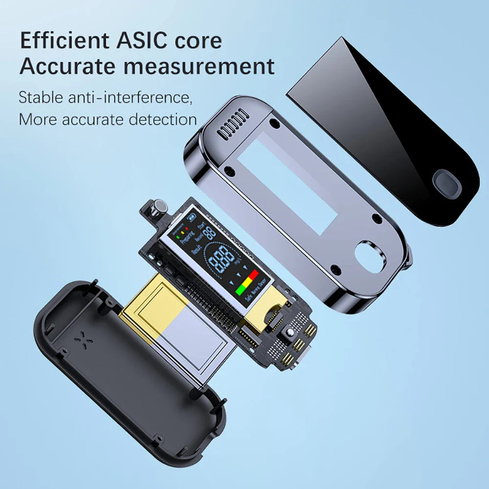 Testeur d'Alcool Électronique Portable – Test de Souffle Professionnel avec Écran LCD