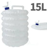 AquaEssence Luxe Conteneur d'Eau Pliable | Bouteille pliante polyvalente de 5L à 15L pour une hydratation sans effort lors de vos aventures en plein air