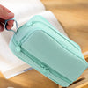 Trousse en toile noire avec compartiment pour règle | Trousse | Étui à double couche pour utilisation scolaire