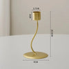 1 Pièce Bougeoir Artisanat Simple Décoration de Bougie Nordique de Bureau