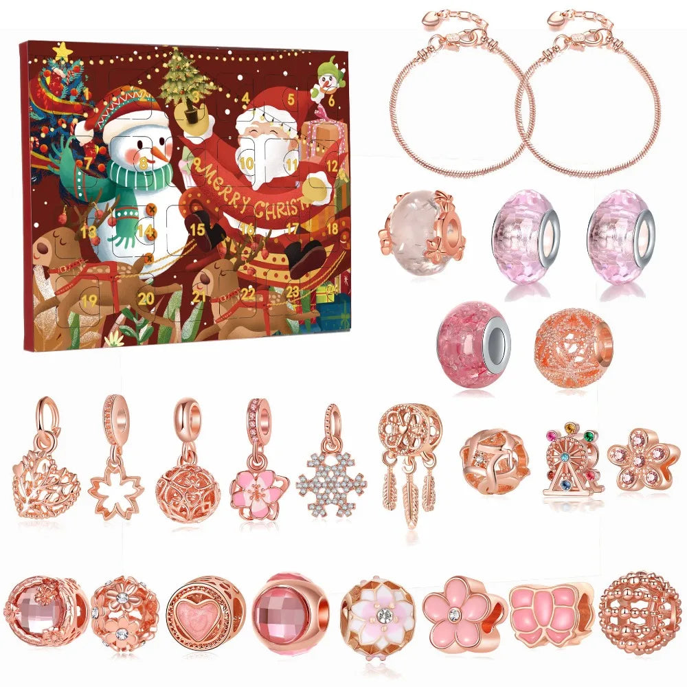 BraceletBloom DIY Jewelry Advent Calendar (24/25 edition) | Compte à rebours jusqu'à Noël et profitez d'une nouvelle perle festive chaque jour