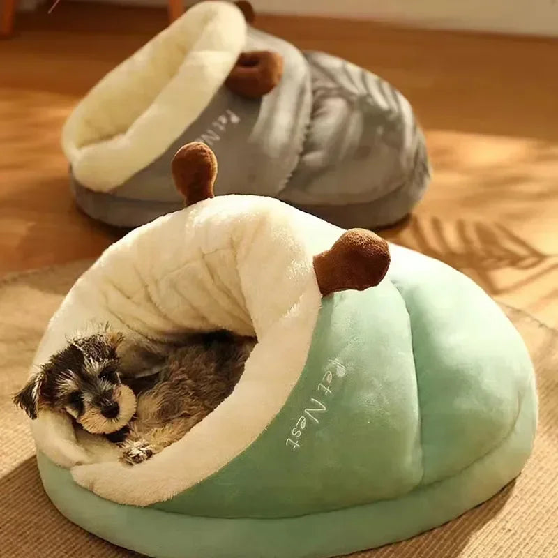 PawPrestige Luxe Lit pour Chien Pliable | Confort ultime et chaleur pour votre chien en hiver