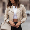 Veste en Cuir Court pour Femmes avec Zip - Noa