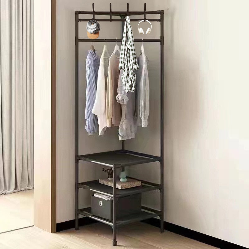 Étagère d'angle EleganceHaven | Rack à vêtements élégant et gain de place pour tous les intérieurs