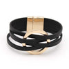 Bracelet en cuir O à plusieurs couches