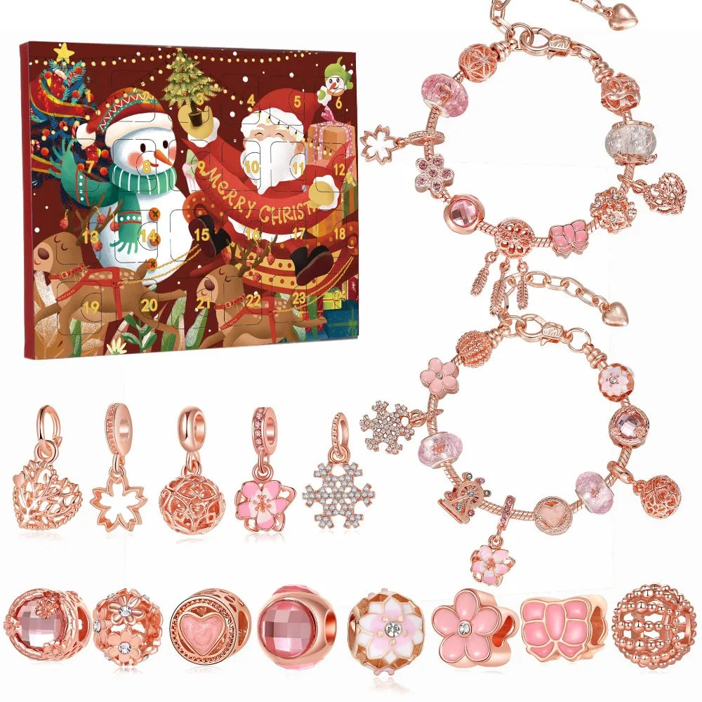 BraceletBloom DIY Jewelry Advent Calendar (24/25 edition) | Compte à rebours jusqu'à Noël et profitez d'une nouvelle perle festive chaque jour