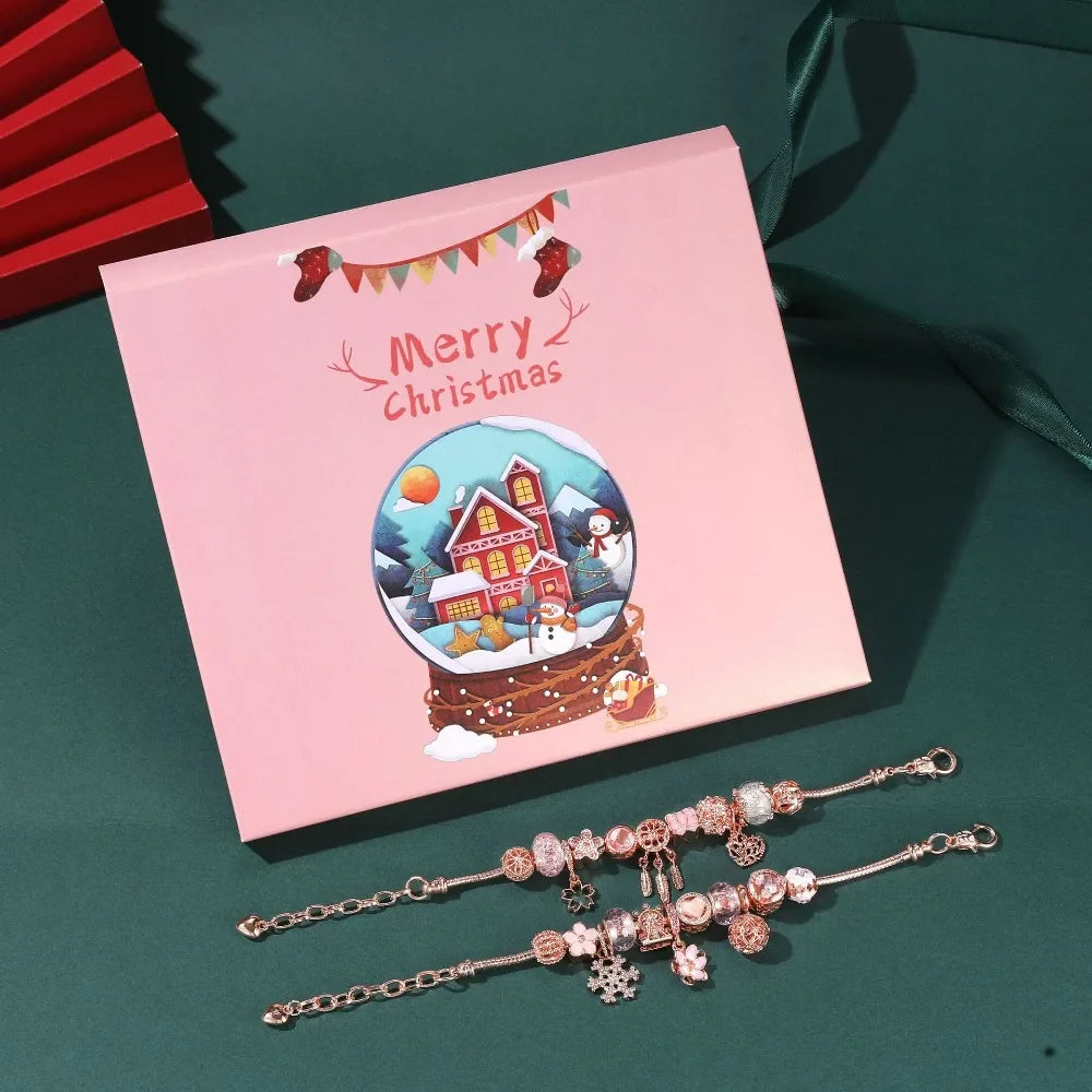 BraceletBloom DIY Jewelry Advent Calendar (24/25 edition) | Compte à rebours jusqu'à Noël et profitez d'une nouvelle perle festive chaque jour