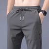 SilkTrend Luxe Sportbroek | Pantalon d'été slim-fit polyvalent en soie glacée respirante pour un confort et un style ultimes