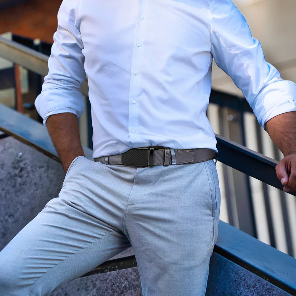 SovereignFlex | Ceinture élégante en cuir avec longueur librement ajustable