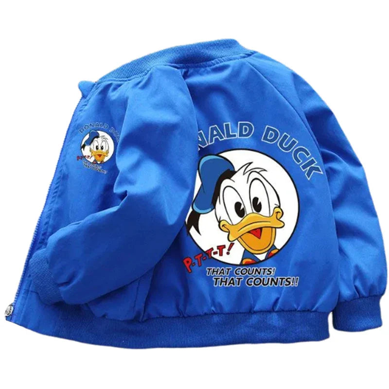 Veste pour bébé avec imprimé Donald Duck – Veste parfaite pour le printemps et l'automne