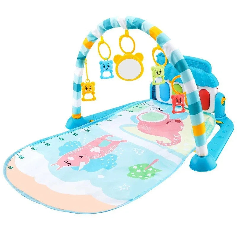 Tapis d'Activité Bébé – Tapis de Jeu Éducatif avec Musique et Activités Ludiques