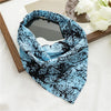 Bandana Vintage Fleurs d'Été 2022 – Accessoires de Cheveux Élégants pour Femmes et Filles