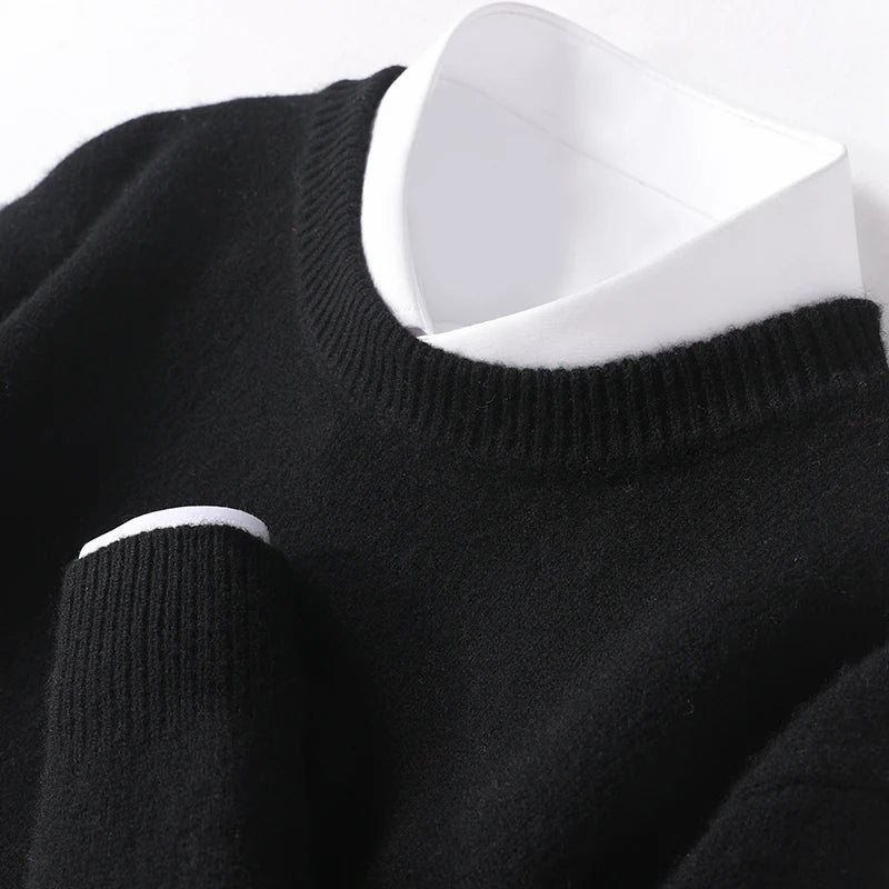 Cameron - Pull en Laine Mérinos pour Homme