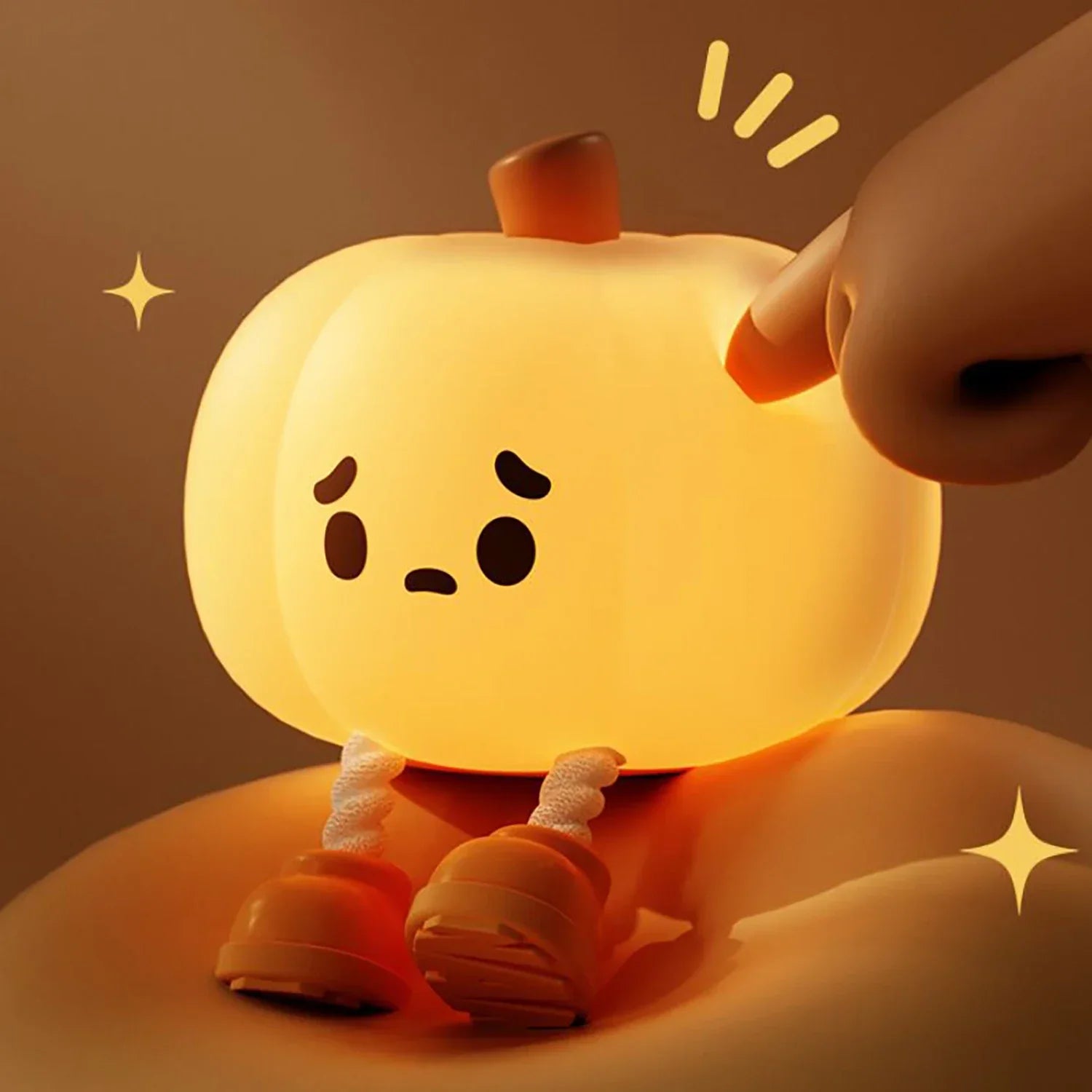 PumpkinGlow | La lumière douce de la citrouille donne un sentiment de tranquillité