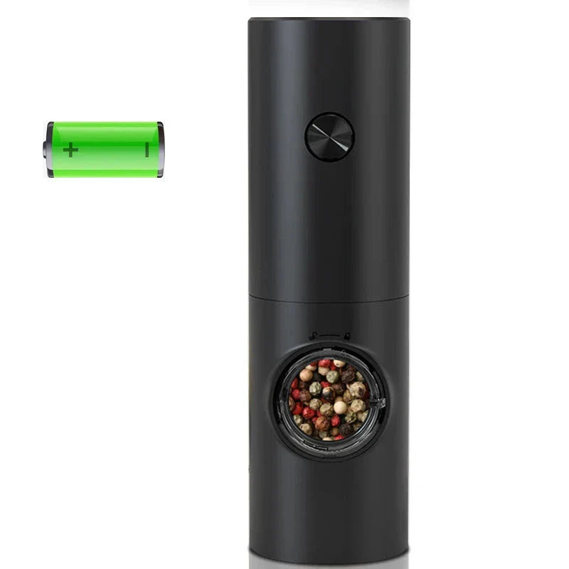 Moulin à Poivre et Sel Électrique GourmetElegance | Moulin de luxe avec éclairage LED pour des épices parfaitement moulues