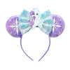 Accessoires de cheveux Frozen – Bandeaux Elsa et Anna avec oreilles de Mickey Mouse pour filles
