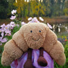 CuddleNest Luxe Peluche Croissant Peluche | Coussin ultra-doux pour un plaisir de câlin inégalé