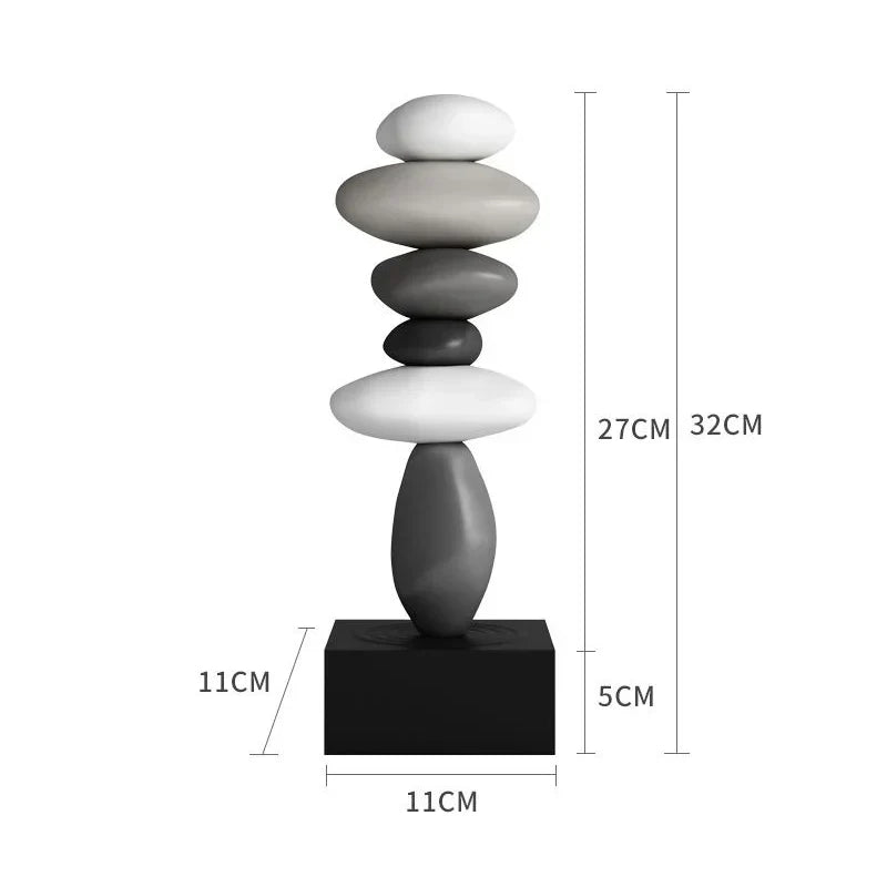 Sculpture ZenithAura Balanture | Sculpture élégante pour une ambiance sereine et zen