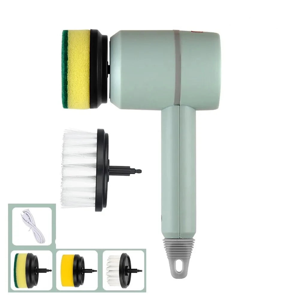 Brosse à Vaisselle Rotative Automatique avec Nettoyage Puissant - Scruba