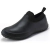 AquaElegance Bottes de Pluie Courtes pour Hommes | Chaussures en Caoutchouc Imperméables, Antidérapantes et Confortables, Idéales pour les Chefs et les Activités en Plein Air par Temps Pluvieux.