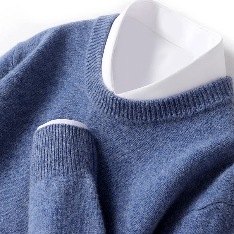 Cameron - Pull en Laine Mérinos pour Homme