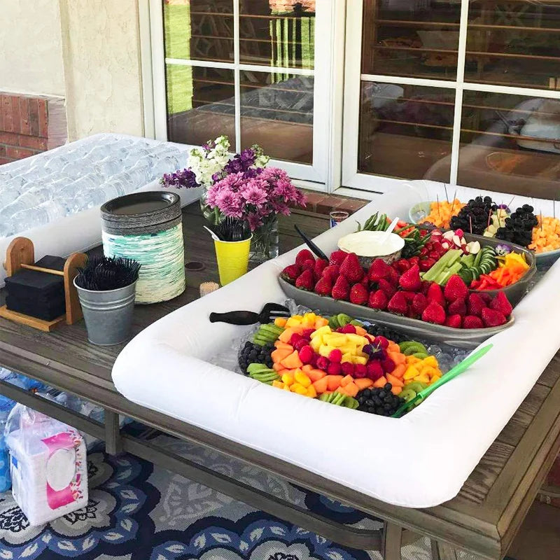 Bar à Glace Gonflable – Accessoire Idéal pour Fêtes et Plaisir au Bord de la Piscine