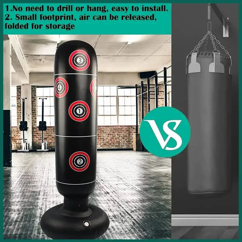 Ballon de boxe gonflable – Pour l'entraînement et le plaisir