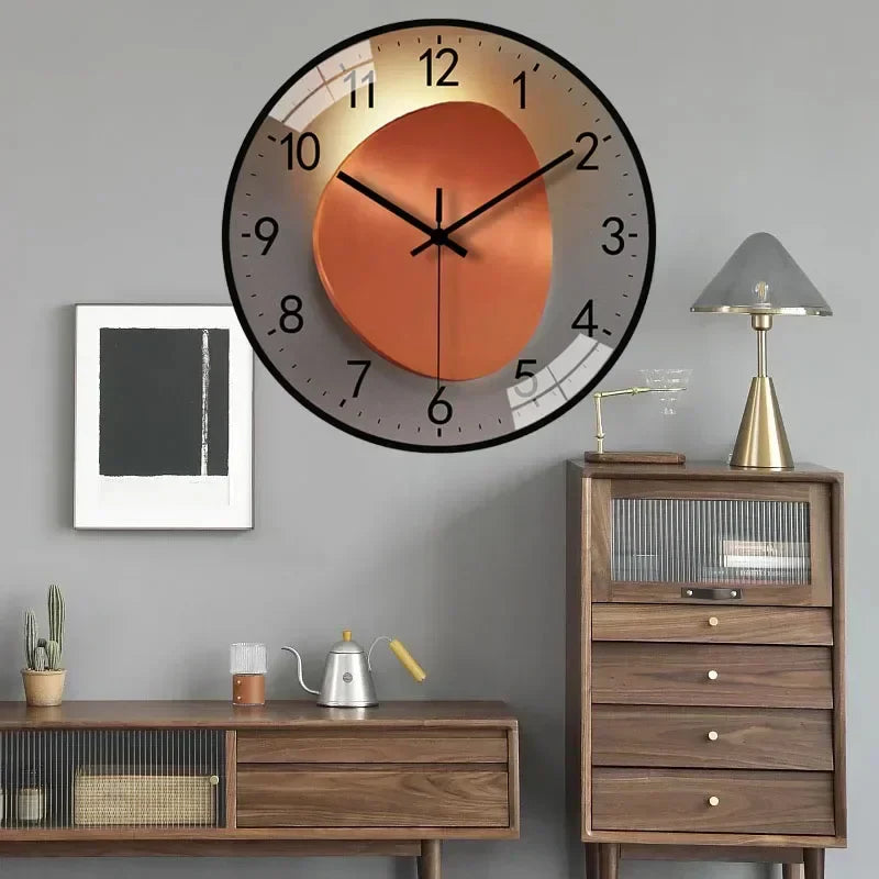 Timeless Whisper™ | Horloge Murale Classique Silencieuse | Design Non-Tictac pour Décor de Chambre et Bureau