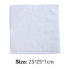 10 Pièces Serviettes de Visage en Coton Doux Blanc Hôtel