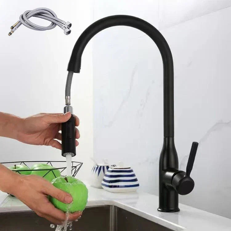 SteelFlow – Robinet de cuisine avec douchette extractible
