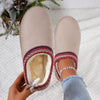 Bottes d'Hiver en Cachemire Luxe pour Femmes | Ultra-chaudes, chaussons à semelle épaisse pour un confort douillet