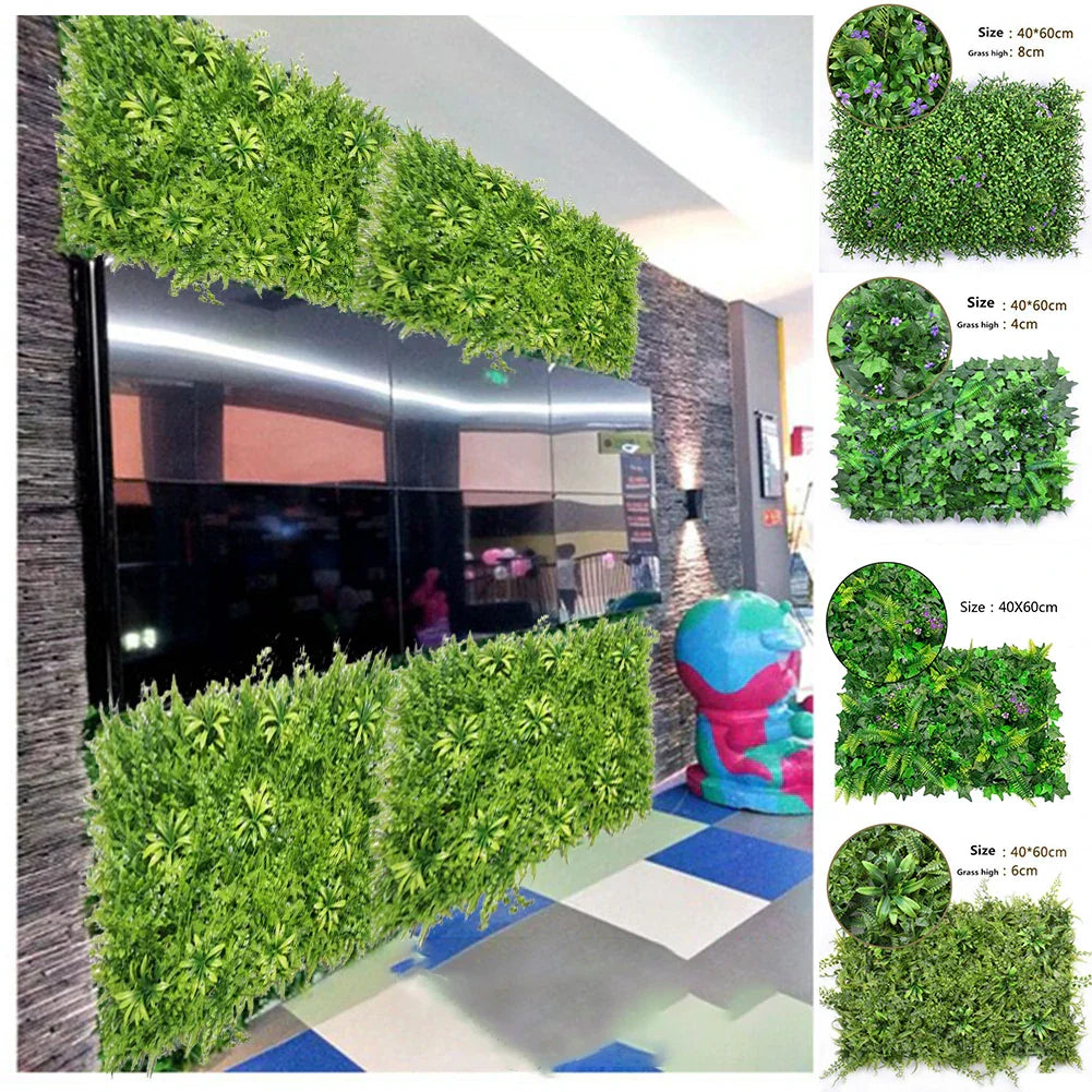 tapis en herbe artificielle mixte 60x40 cm