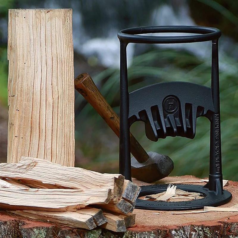 WoodSplitter Houtsplijter – Sécurisé et Rapide pour Fendre du Bois de Chauffage