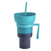 SipSnack Premium Tasse à boire | Gobelet 2-en-1 pour les snacks et les boissons, étanche aux éclaboussures et aux fuites, parfait pour les sous-bois.