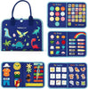 Tableau Sensoriel Montessori Luxe pour Tout-Petits | Tableau d'activités en feutre engageant conçu pour améliorer la motricité fine et l'intelligence sensorielle chez les jeunes enfants, parfait pour l'éducation précoce et des cadeaux réfléchis.