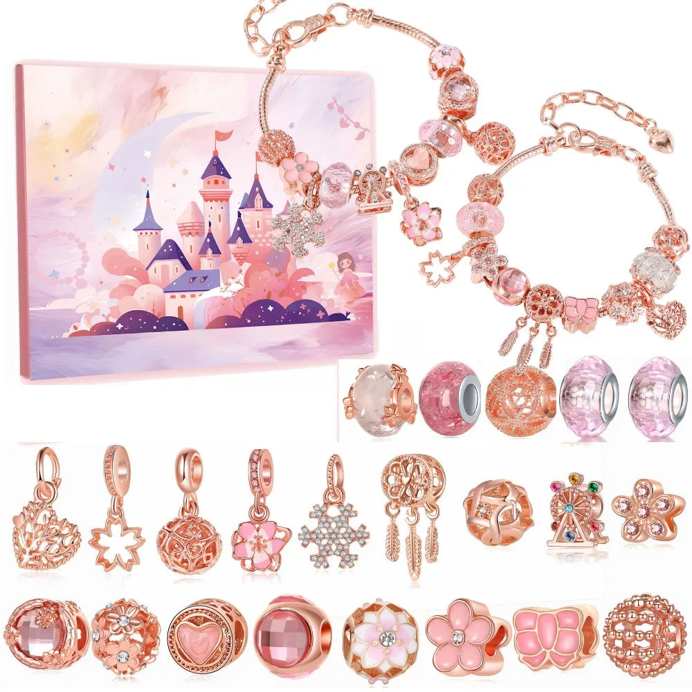 BraceletBloom DIY Jewelry Advent Calendar (24/25 edition) | Compte à rebours jusqu'à Noël et profitez d'une nouvelle perle festive chaque jour